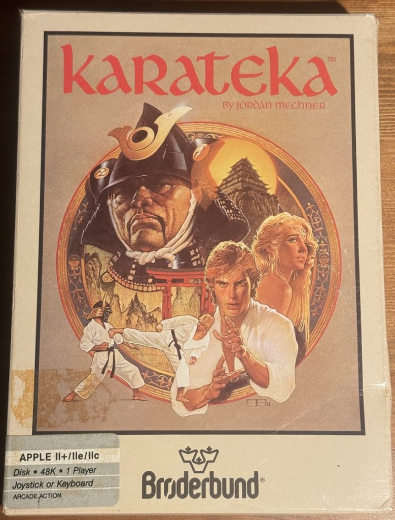Karateka box front