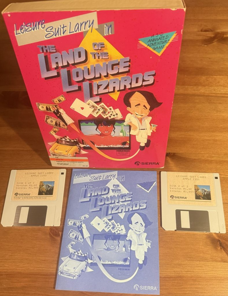Leisure Suit Larry in the Land of the Lounge Lizards Box Contents
