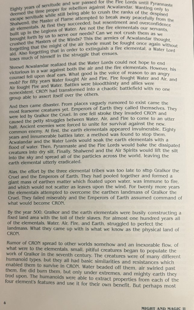 Might and Magic Gates to Another World Manual Sample 5