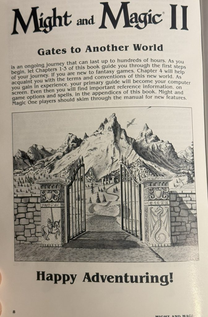 Might and Magic Gates to Another World Manual Sample 8